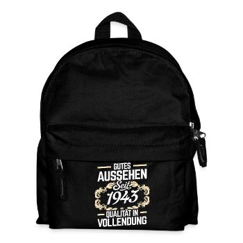 1943 - Qualität - Kinder Rucksack - Schwarz - Vorne