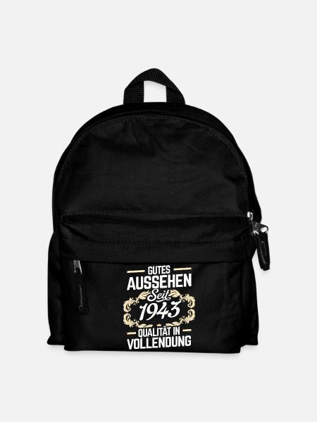 1943 - Qualität - Kinder Rucksack - Schwarz