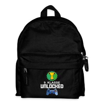 Level Unlocked 9th Grade Gamer Gift Gaming - Kids' Backpack - black - Front