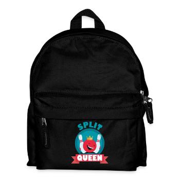 Bowling de Split Happens Reine king T_Shirt - Sac à dos Enfant - noir - Devant