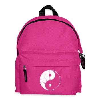 Yin et Yang en détresse symbole Tai Chi chinois - Sac à dos Enfant - fuchsia - Devant