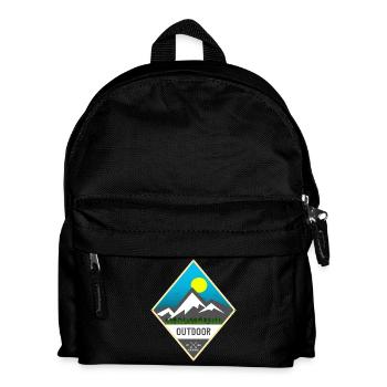 Outdoor Adventures Hiking Hiking Mountain Mountain - Kids' Backpack - black - Front