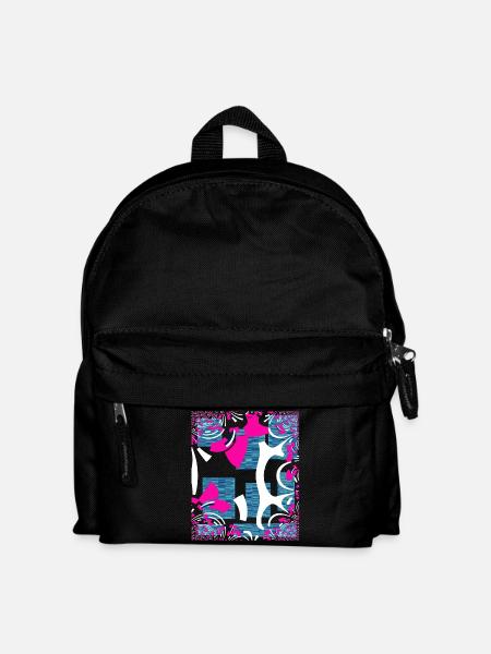 Bandera Rosa - Kinder Rucksack - Schwarz