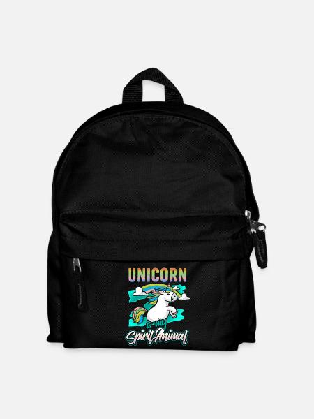 Unicorn Is My Spirit Animal - Unicorn Unicorns - Kids' Backpack - black
