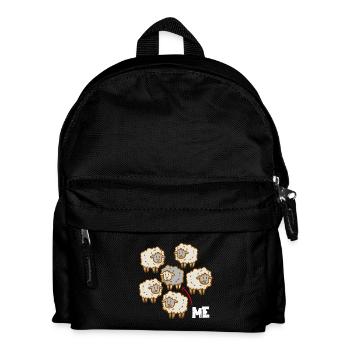 Black sheep - me - different - unusual - Kids' Backpack - black - Front