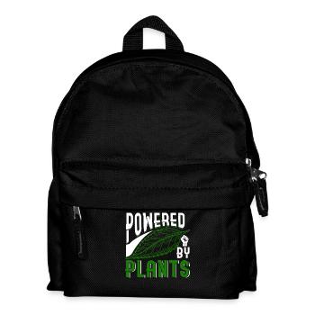 Alimenté par des plantes - Sac à dos Enfant - noir - Devant