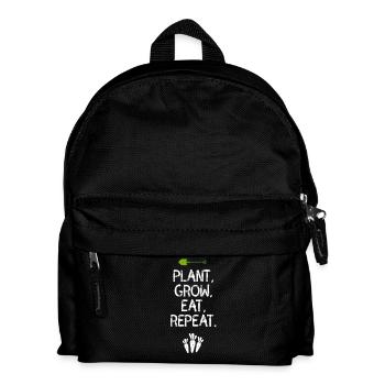 garden gardener farmer organic bio vegan farmer - Kids' Backpack - black - Front
