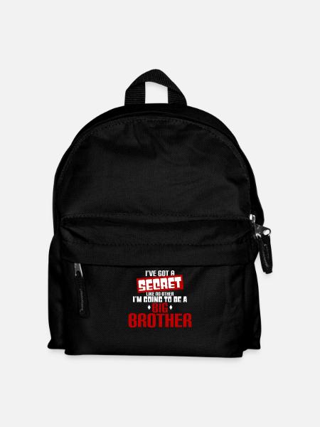 Big Brother, Men, Boys, Guys - Kids' Backpack - black