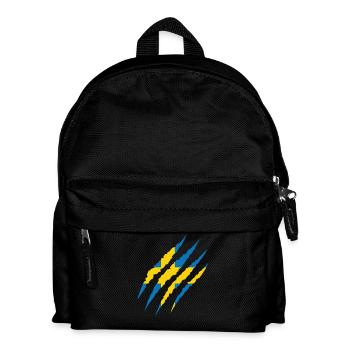 Schweden - Fußball Flagge Fan Weltmeisterschaft - Kinder Rucksack - Schwarz - Vorne