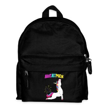 Breathe Inhale Unicorn Yoga Licorne Fitness Fan - Sac à dos Enfant - noir - Devant