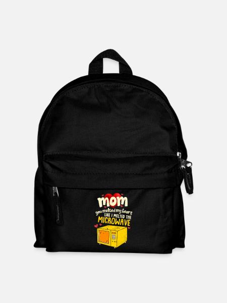 Perfect Mother's Day Gift Mom you melted my heart - Kids' Backpack - black