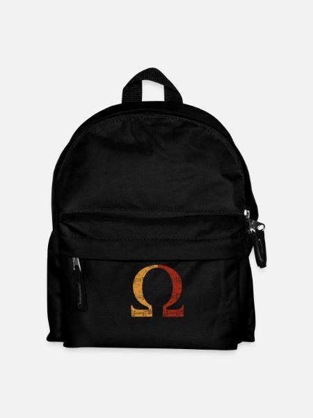 Omega-Grafiken - Kinder Rucksack - Schwarz