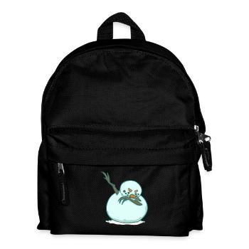 DAB bonhomme de neige - hiver - danse - Sac à dos Enfant - noir - Devant
