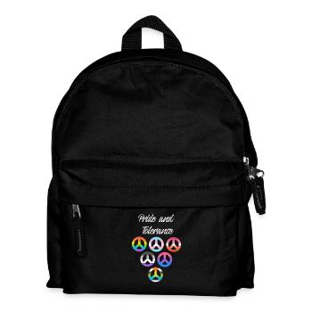 Fierté et tolérance lgbt - Sac à dos Enfant - noir - Devant