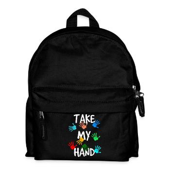 Take my hand - Kids' Backpack - black - Front