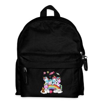 Cadeau d'anniversaire Licorne Fête Fille - Sac à dos Enfant - noir - Devant