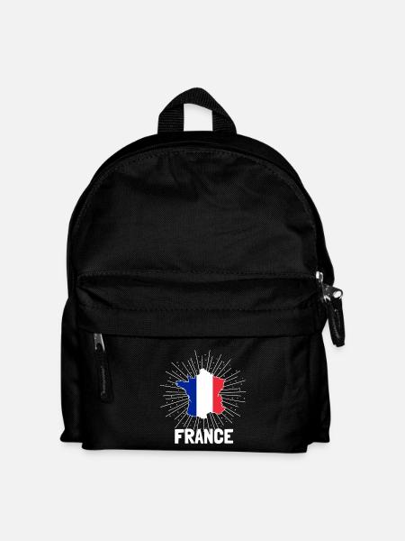 Frankreich - Kinder Rucksack - Schwarz