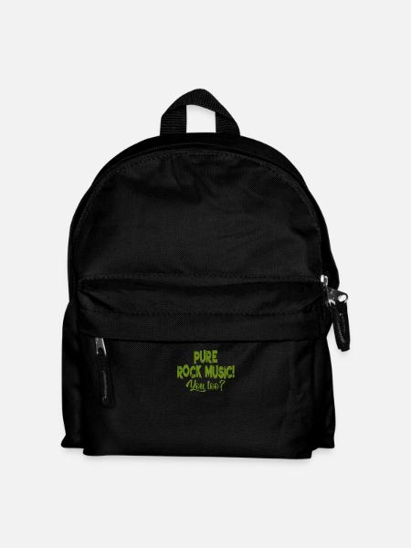Pure rock music Geschenk Shirts - Kinder Rucksack - Schwarz