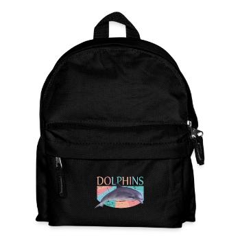 dolphin - Kids' Backpack - black - Front