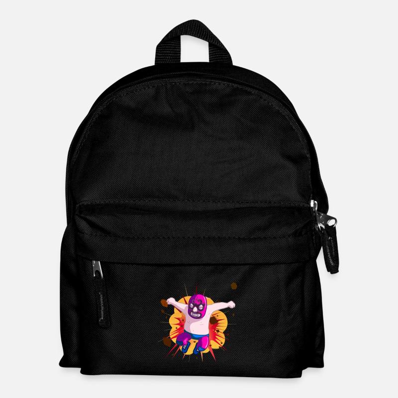"Wrestler" - Kinder Rucksack - Schwarz