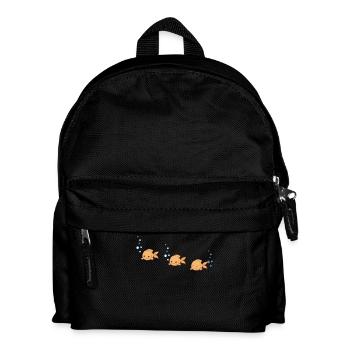 Poisson - Détenteur de poisson - Aquarist - Drôle - Sac à dos Enfant - noir - Devant