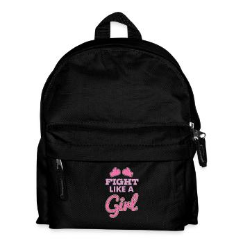 Fight Like A Girl - Kids' Backpack - black - Front