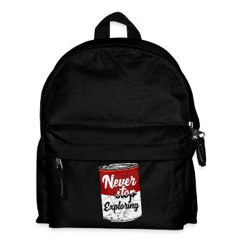 Dose Vintage - Kinder Rucksack - Schwarz - Vorne