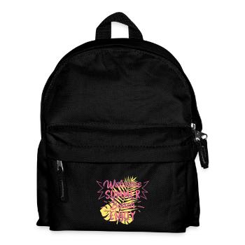 Chemise Cadeau Bienvenue Plage D'été - Sac à dos Enfant - noir - Devant