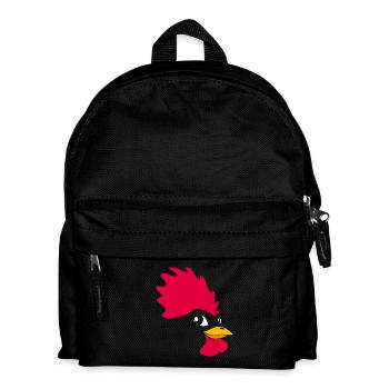 Chicken face hens shirt hen gift funny - Kids' Backpack - black - Front