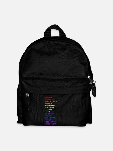 Science is Real - LGBT - Kinder Rucksack - Schwarz