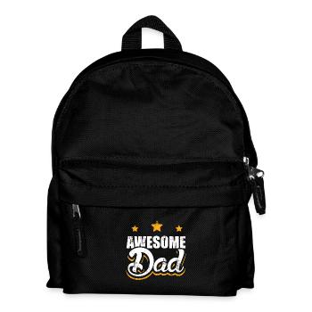 Awesome Dad Father's Day dad father gift - Kids' Backpack - black - Front