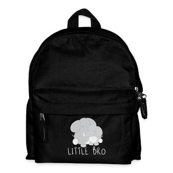 little bro - Kinder Rucksack - Schwarz - Vorne