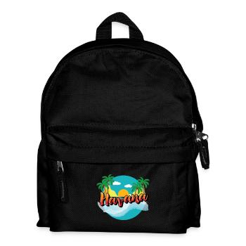 Havana Cuba Caribbean Vacation Cruise - Kids' Backpack - black - Front