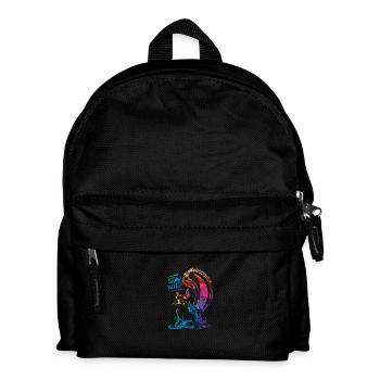 Eichhörnchen - Kinder Rucksack - Schwarz - Vorne