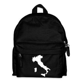 Italia - Italy chest logo - Kids' Backpack - black - Front