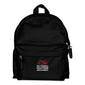 Streetfighter Ride with Respect - Kids' Backpack - black - Front