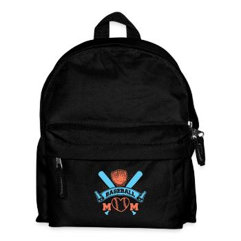 Baseball mom - Kids' Backpack - black - Front