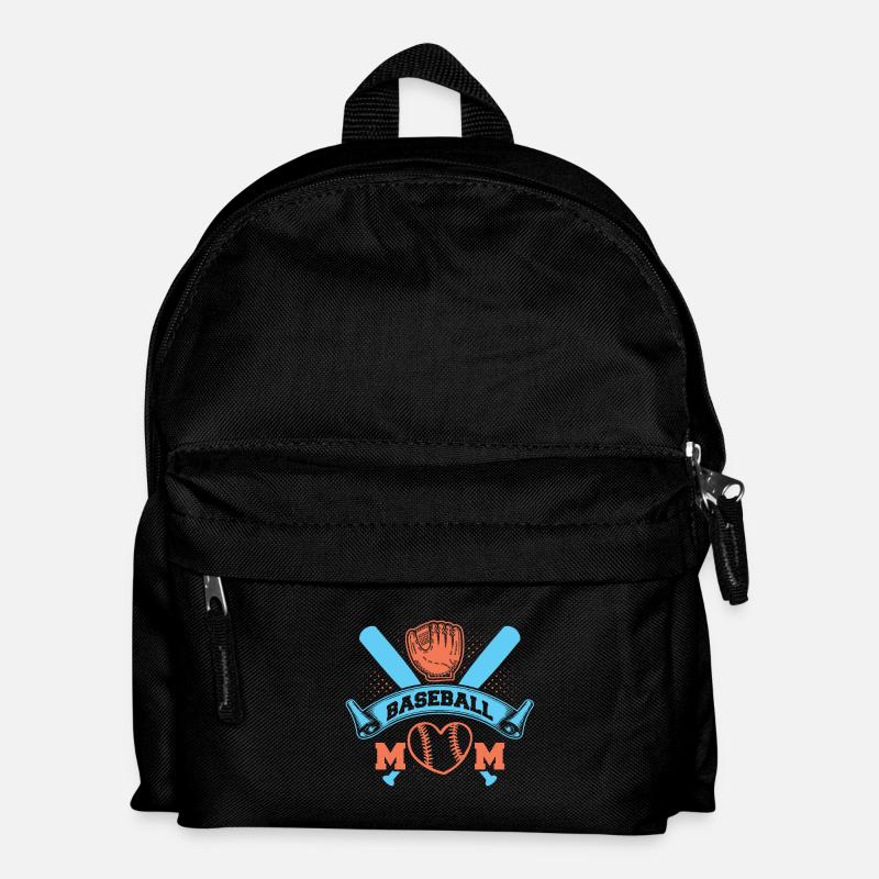 Maman de baseball - Sac à dos Enfant - noir