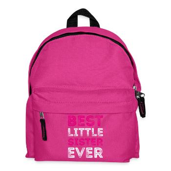 BEST LITTLE SISTER EVER Best Little Sister - Kids' Backpack - fuchsia - Front