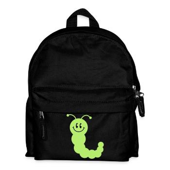 worm__c2 - Kinder Rucksack - Schwarz - Vorne