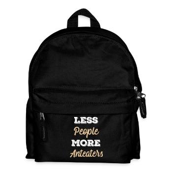 Ameisenbär Tier Geschenk Idee - Kinder Rucksack - Schwarz - Vorne