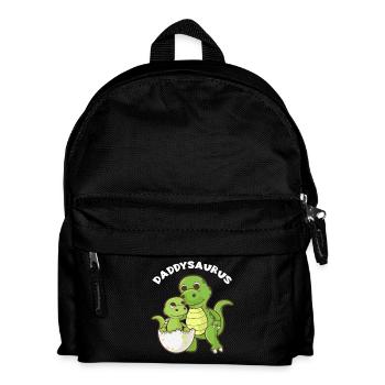 Daddysaurus - Funny Family Matching Gift - Kids' Backpack - black - Front