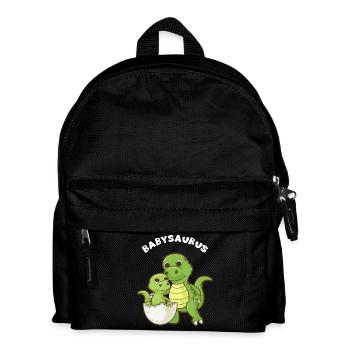 Babysaurus - Funny Family Matching Gift - Kids' Backpack - black - Front