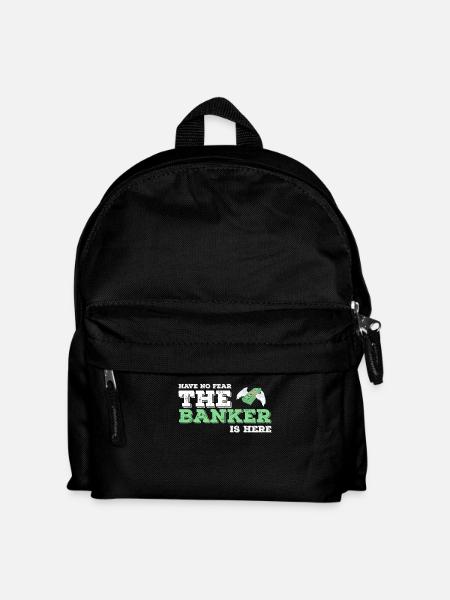Banker Banker Banker Bank Gift idea - Kids' Backpack - black