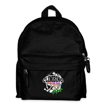 Rock Climbing Inspiration - Kids' Backpack - black - Front