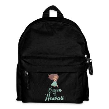 Reine d’Hawaï - Sac à dos Enfant - noir - Devant
