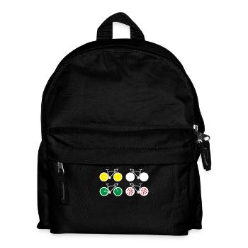 France cycling race tour cycling racing bike jerseys - Kids' Backpack - black - Front
