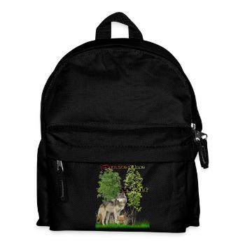 wolf 2 - Kids' Backpack - black - Front
