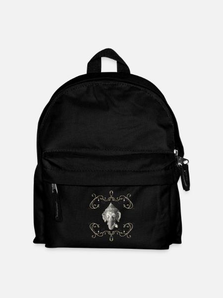 Hindu elephant god ganesh - Kids' Backpack - black