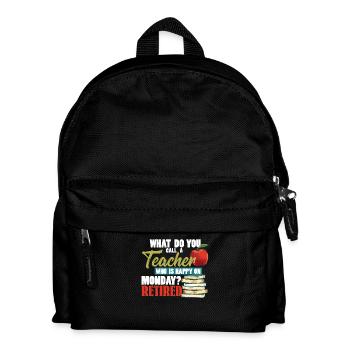 PROFESSEUR RETRAITÉ - Sac à dos Enfant - noir - Devant